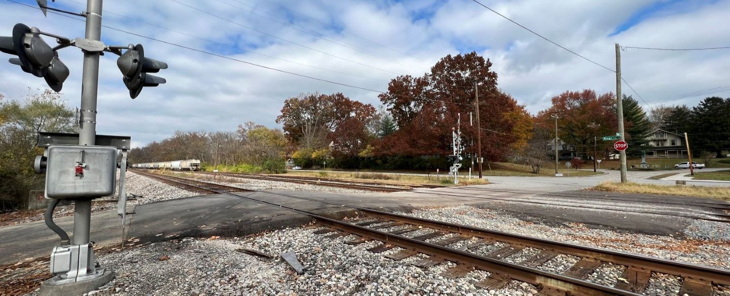 Closeup View of RR Tracks